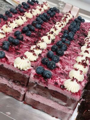 Blaubeerschnitte